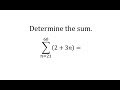 Arithmetic Series Concepts and Calculations
