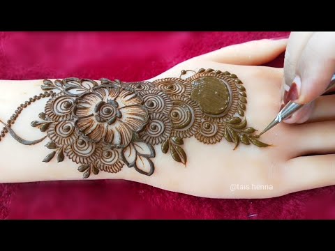 Very beautiful stylish back hand mehndi design | Easy mehndi | Simple mehndi | Mehndi design |Mehndi