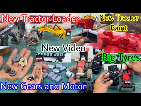 Metal Gears for Rc Projects and very powerful Rc Tractors and differential, Mahindra Tractor paint