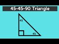 Understanding 45-45-90 Special Right Triangles