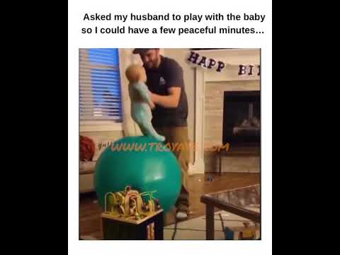 DOLLAR TREE yoga ball #viralvideo #funny #fail #fyp #baby