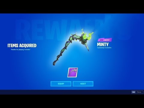 Fortnite Minty Pick Axe Code 06 21