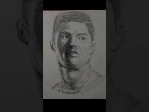 I draw Cristiano Ronaldo with only a compass
