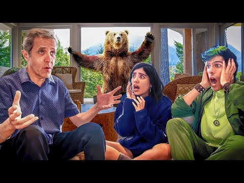 UN OSO ENTRA A NUESTRA CASA DE LA MONTAÑA | PIZZA TIME | LOS POLINESIOS