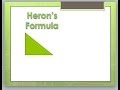 Understanding Heron's Formula for Triangle Area