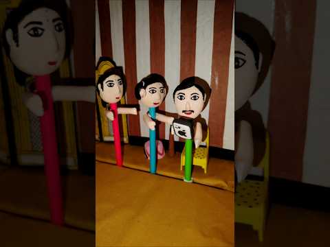 Anaya or mumma ke peeche bhoot pada hai 👻 #clayart #emotional #funny #sad #bhoot #shorts #ytshorts