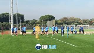 La Lazio a Formello prima della trasferta con il Celtic