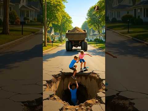 Dog Saves Three Babies From Sand Pit!