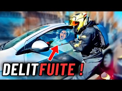 MOTARD ATTRAPE FEMME EN FUITE ! - MOMENTS EPIQUES MOTORCYCLE