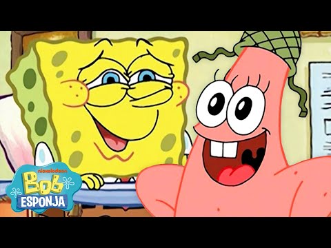 Bob Esponja | 45 Minutos de las Escenas MÁS GRACIOSAS  de Bob Esponja 😂 | Bob Esponja en Español