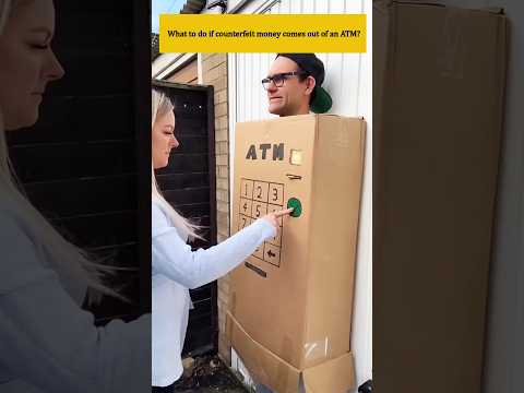 What to do if counterfeit money comes out of an ATM? #promonster