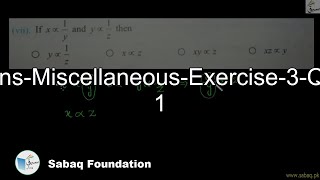 Variations-Miscellaneous-Exercise-3-Question 1