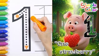 What Did Little Pig Learn in the Forest? | English Fairy Tales for Kindergarten | Number for Kids