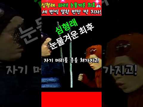 심형래. 파리! 눈물겨운 최후🪰 33번 치면 대가리(?) 깨집니다 😆 #심형래 #빵실이 #shorts