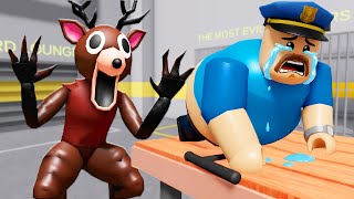 I Became THE DEER 99 Nights in the Forest🔦 in BARRY'S PRISON RUN