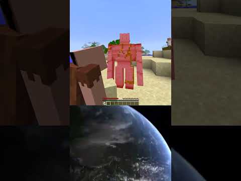 -6969 IQ vs -6902 IQ Minecraft 😈🤡🦧 (World's Smallest Violin) #shorts