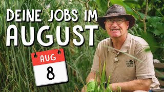 Gartenarbeiten im August 🌿 - Das solltest du DIESEN MONAT erledigen