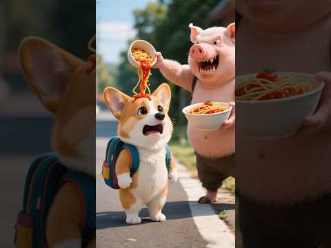 Orange Cat Takes Revenge for sad Corgi!#funnyvideos #cat #catlover #corgi