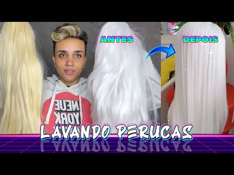 MELHOR FORMA DE LAVAR PERUCAS WIG E LACE SINTÉTICAS