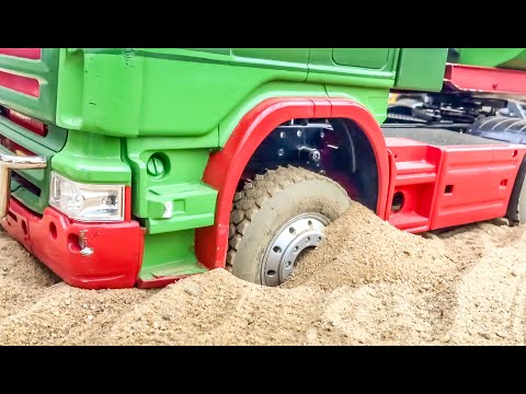 EXTRA LONG RC trucks and tractors collection!