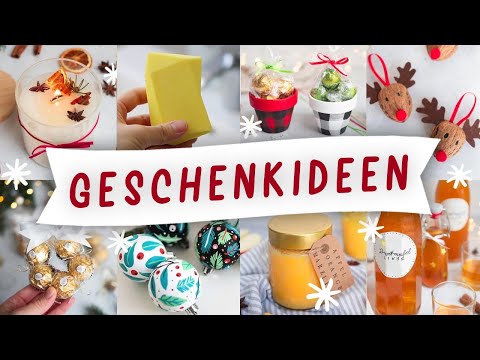 DIY Weihnachtsgeschenke selber machen, die JEDEM gefallen! Last Minute Wichtelgeschenke