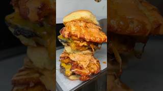 These DOMINICAN SMASH BURGERS from Antojitos BK in Brooklyn NYC are 🔥! Who’s hungry?? #DEVOURPOWER