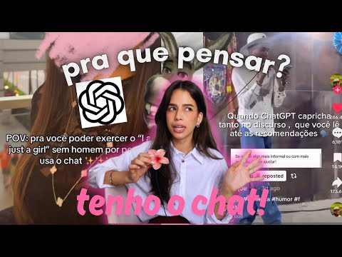 PARE DE USAR O CHAT GPT PRA TUDO | terapia, trabalhos, discursos pelo chat…