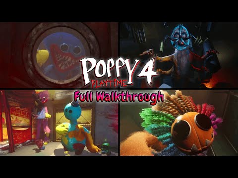 Poppy Playtime Chapter 4 – Full Walkthrough // All Jumpscares █ Horror Game █