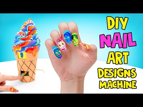 DIY Nail Art Designs Machine 💅