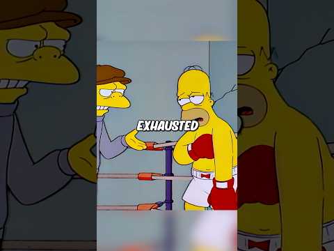 Homer becomes a boxer ‼️ #simpsons #shorts