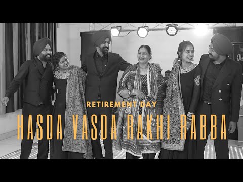 Hasda Wasda Rakhi Rabba Is Sohne Pariwaar Nu | Mr & Mrs Davinder | Retirement Day Celebration.