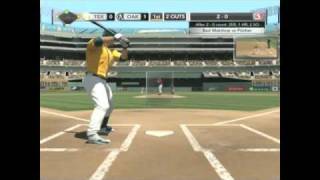 MLB 2K11 - Online - Athletics Vs. Rangers |1/3|