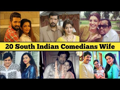 20 South Indian Comedians Wife 2022 | Beautiful Wives of South Comedians - Brahmanandam, Ali