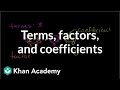 Exploring Terms, Factors, and Coefficients in Algebraic Expressions