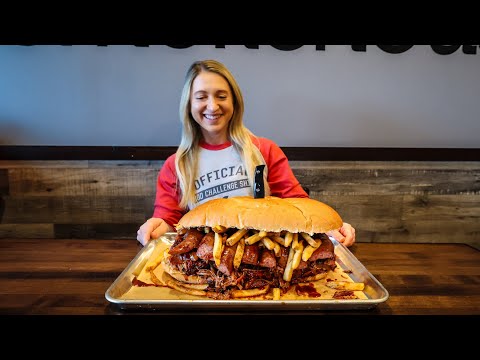 The Behemoth BBQ Sandwich Challenge w/ The Grooviest Surprise Ending