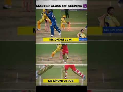 Master class of keeping 🛐 #shorts #cricket #ipl #rcbvscsk #trending #viralshorts #shortsfeed #yt