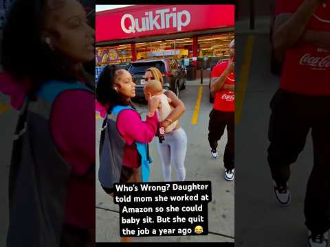 #Daughter tricked mom into #Babysitting when she quit her Amazon  #Job
