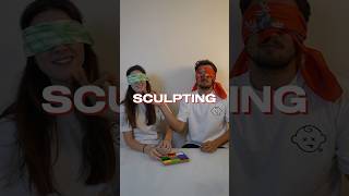 Sculpting Each other Blindfolded