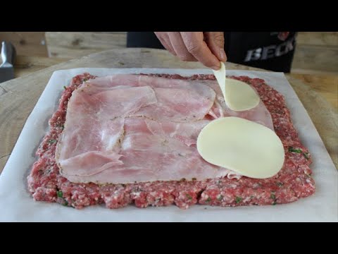 POLPETTONE DELLA FESTA XXL polpettone RIPIENO ricetta del polpettone SEMPLIFICATA polpettone ripieno