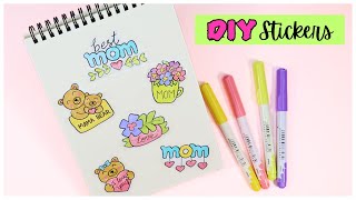 How to Make Stickers at Home | DIY Stickers for Mothers Day
