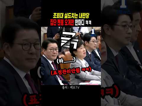 조희대 실드치는 내란당! 아닥시킨 의외의 주인공은? #뉴스 #시사 #1분뉴스 #조희대 #청문회