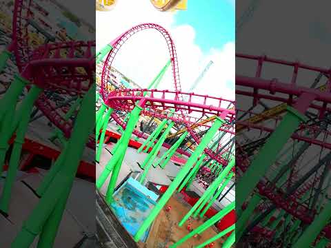 Jubilee Odyssey Suspended Coaster POV Fantasy Island UK #fantasyisland #rollercoaster #pov #shorts