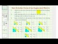 Understanding Augmented Matrices and Row Echelon Form