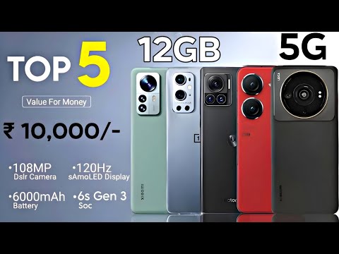 Best 5g phone under 10000 in 2024 | best all-rounder phone under 10000 | December 2024