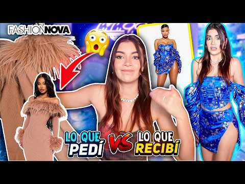 LO QUE PEDÍ vs LO QUE RECIBÍ 😱 MI ROPA NUEVA PARA NAVIDAD! 📦 Fashionnova haul - Lulu99