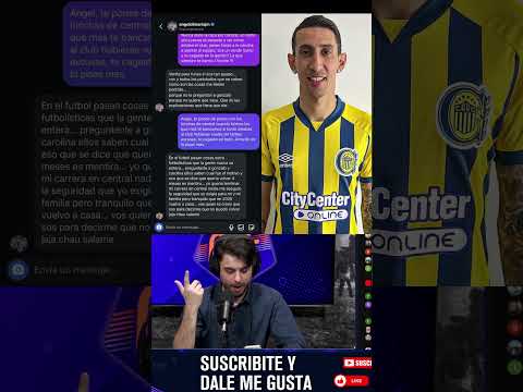 ☝️ DI MARIA ENOJADO CON HINCHA DE ROSARIO CENTRAL 🚨 LE RECRIMINAN QUE NO VUELVE