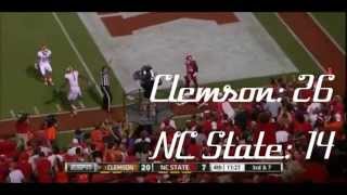Clemson vs NC State 2013 Highlights (HD 720p)