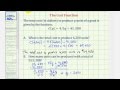 Total Cost and Production Units