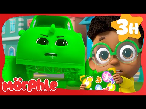 Monster Truck Mayhem! Orphle to the Rescue! 🚚🔥🐾 | 🔴 Morphle VS Orphle 🟢 | Fun Kids Cartoon