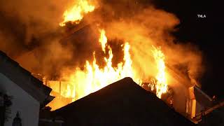 Chatsworth Structure Fire LAFD